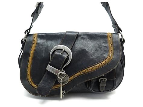 dior gaucho handbag black.